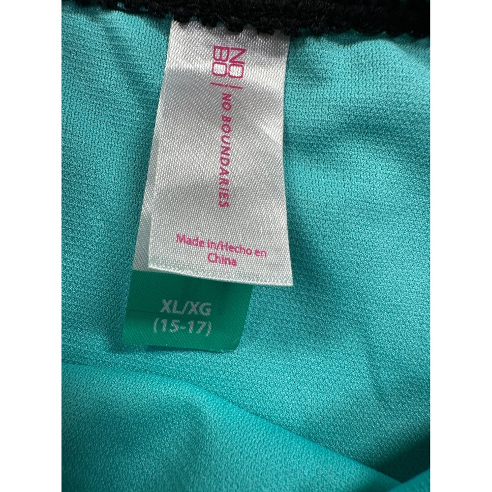 NWT Rich Black & Teal Mesh Triangle Bikini Set XL Two Piece Swimsuit Y2K String - Picture 11 of 14